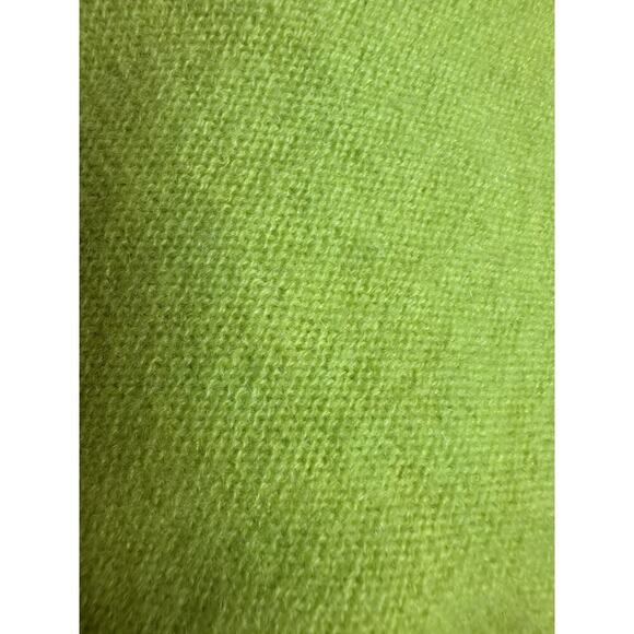 Free People Treasure 100% Cashmere Turtleneck Sweater Chartreuse Sz S Goblincore - Picture 3 of 16